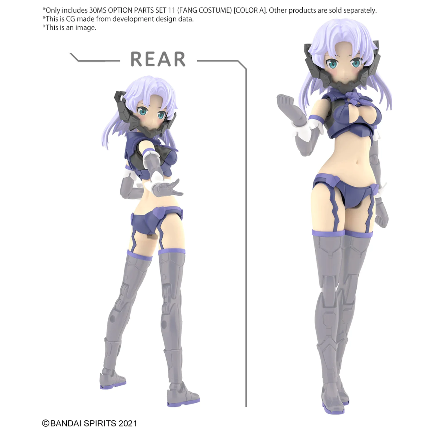 30MS Option Bauteile Set 11 (Fang Costume) Color A Modell Bausatz Produktfoto