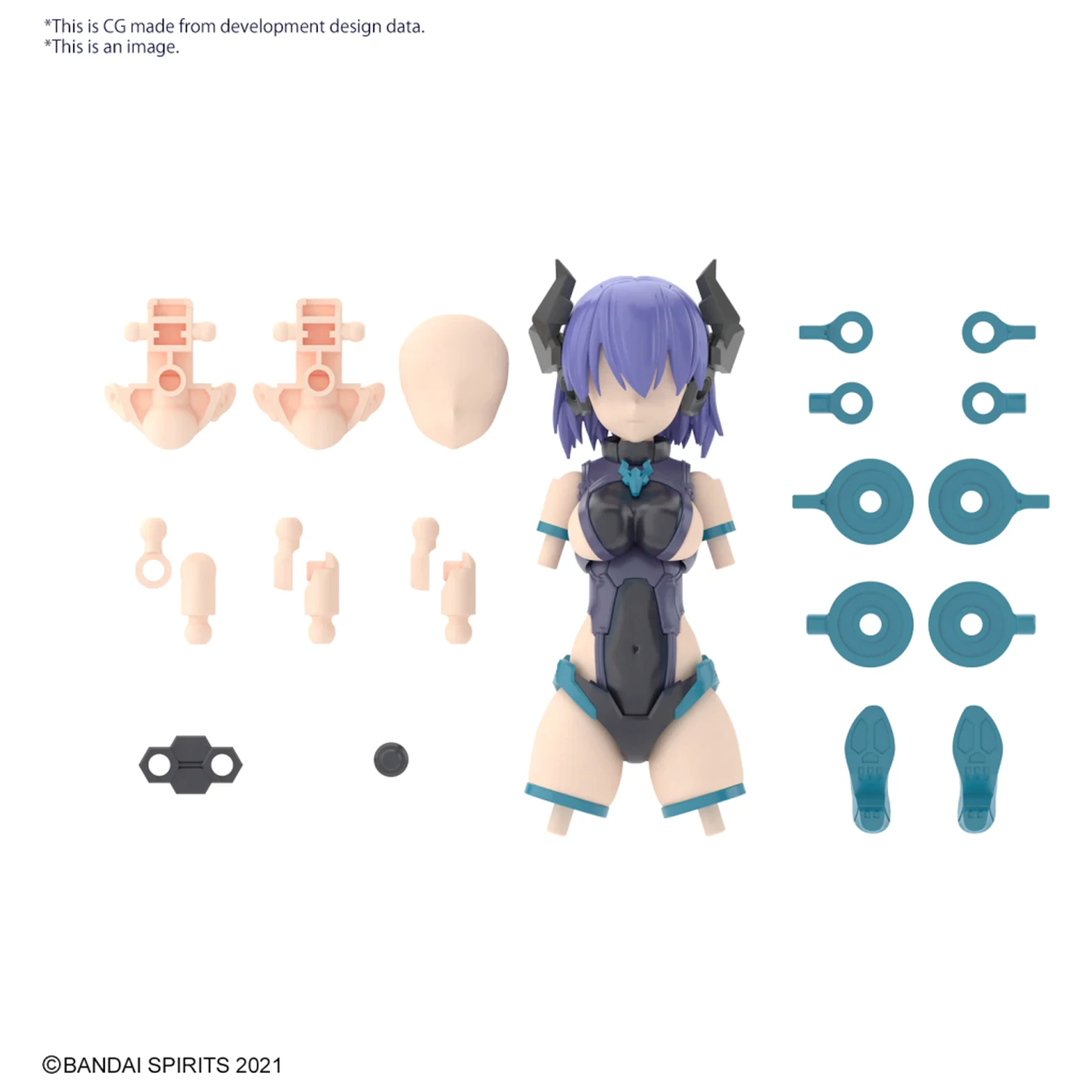 30MS Option Parts Set 7 (Evil Costume) "Color A" Modellbausatz Produktfoto