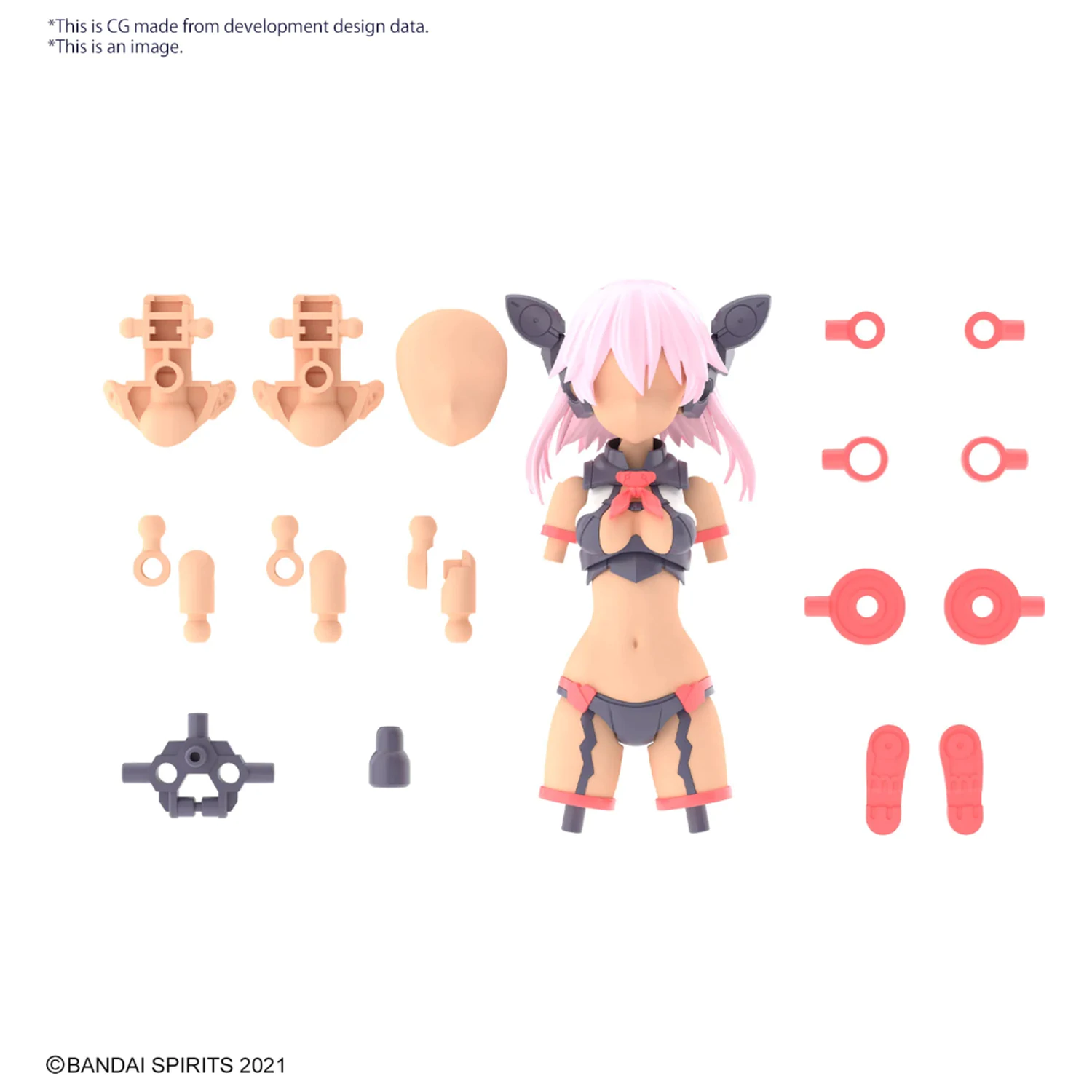 30MS Option Parts Set 8 (Scout Costume Color C) Modellbausatz Produktfoto