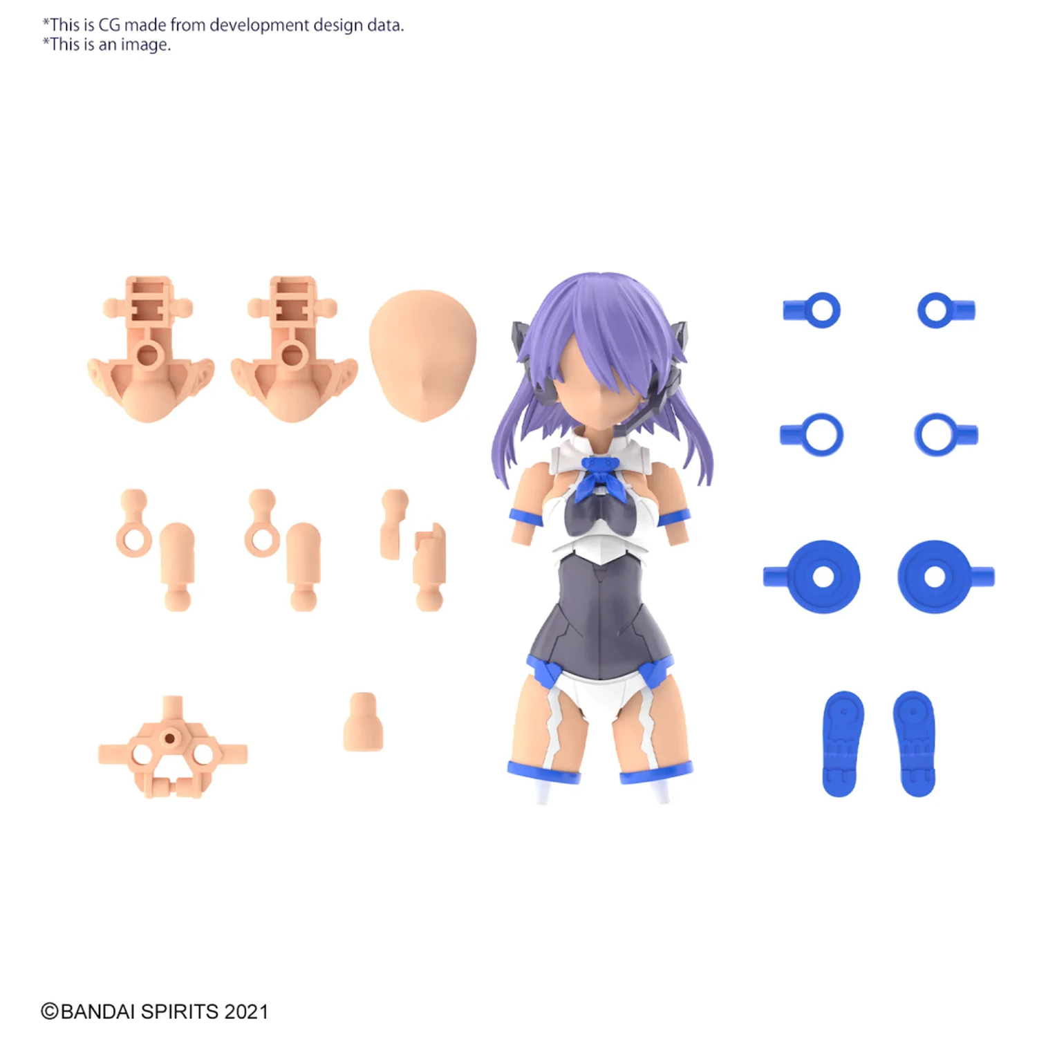 30MS Option Teile Set 9 (Commander Costume Color C) Modellbausatz Produktfoto