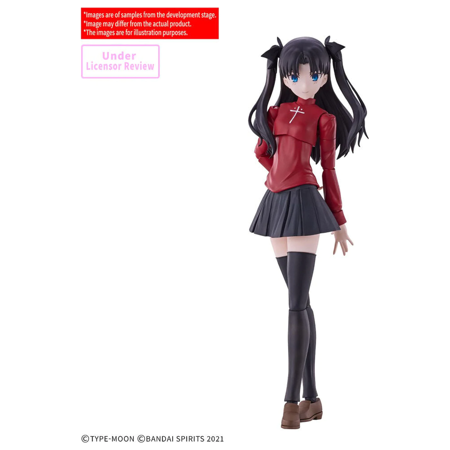 30MS Rin Tohsaka Modellbausatz Base Figur 30 Minuten Sisters Fate Stay Night Produktfoto