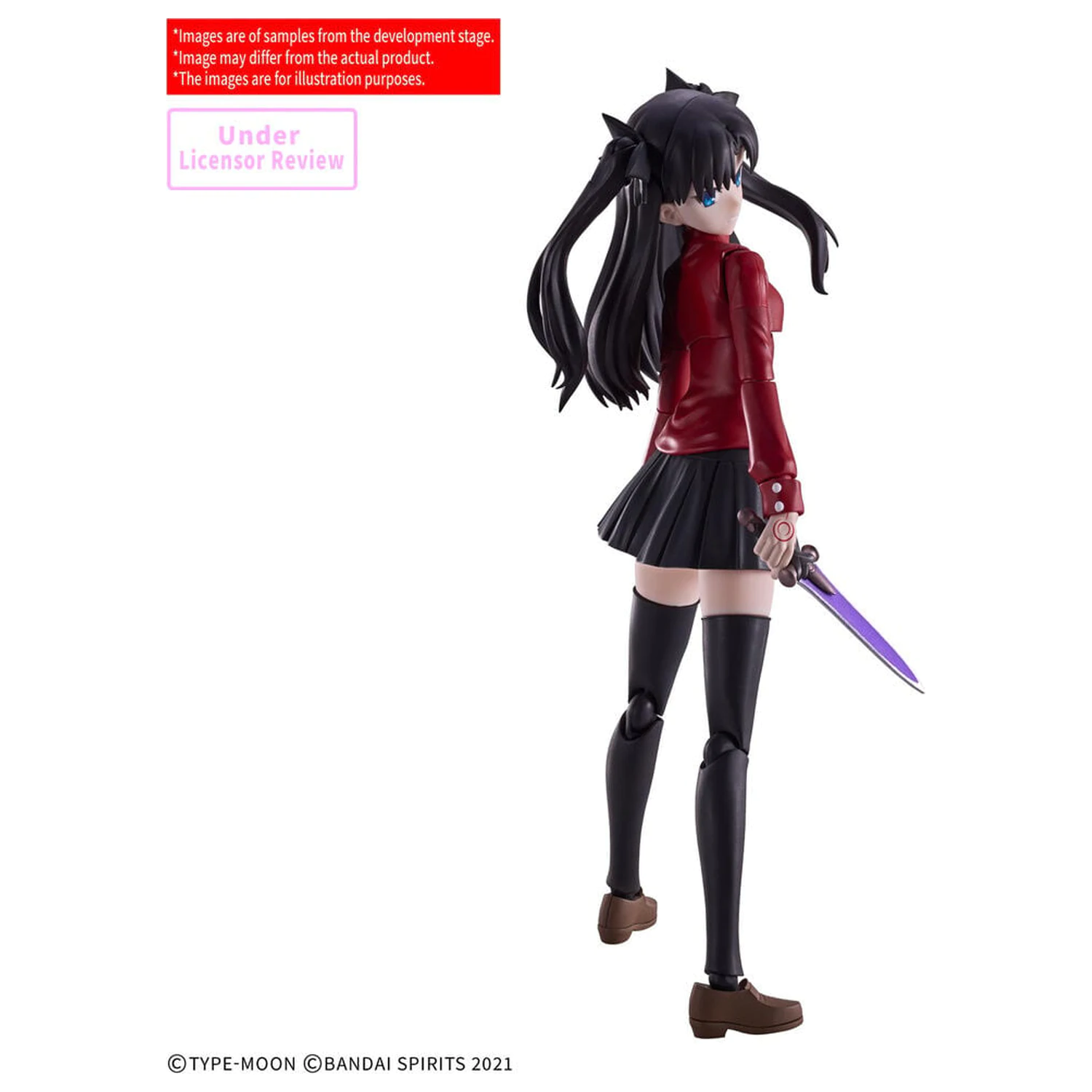 30MS Rin Tohsaka Modellbausatz Base Figur 30 Minuten Sisters Fate Stay Night Produktfoto