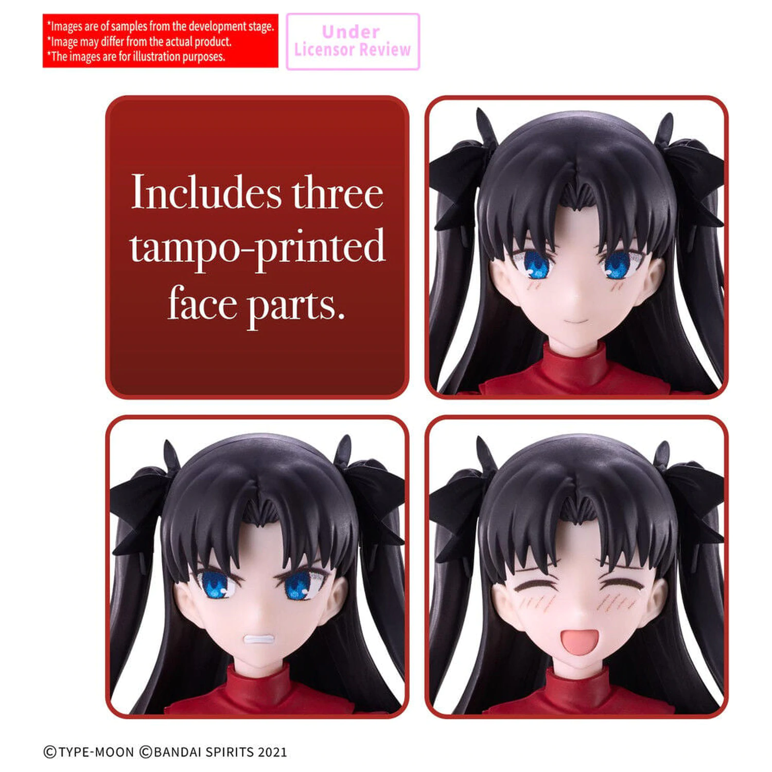 30MS Rin Tohsaka Modellbausatz Base Figur 30 Minuten Sisters Fate Stay Night Produktfoto