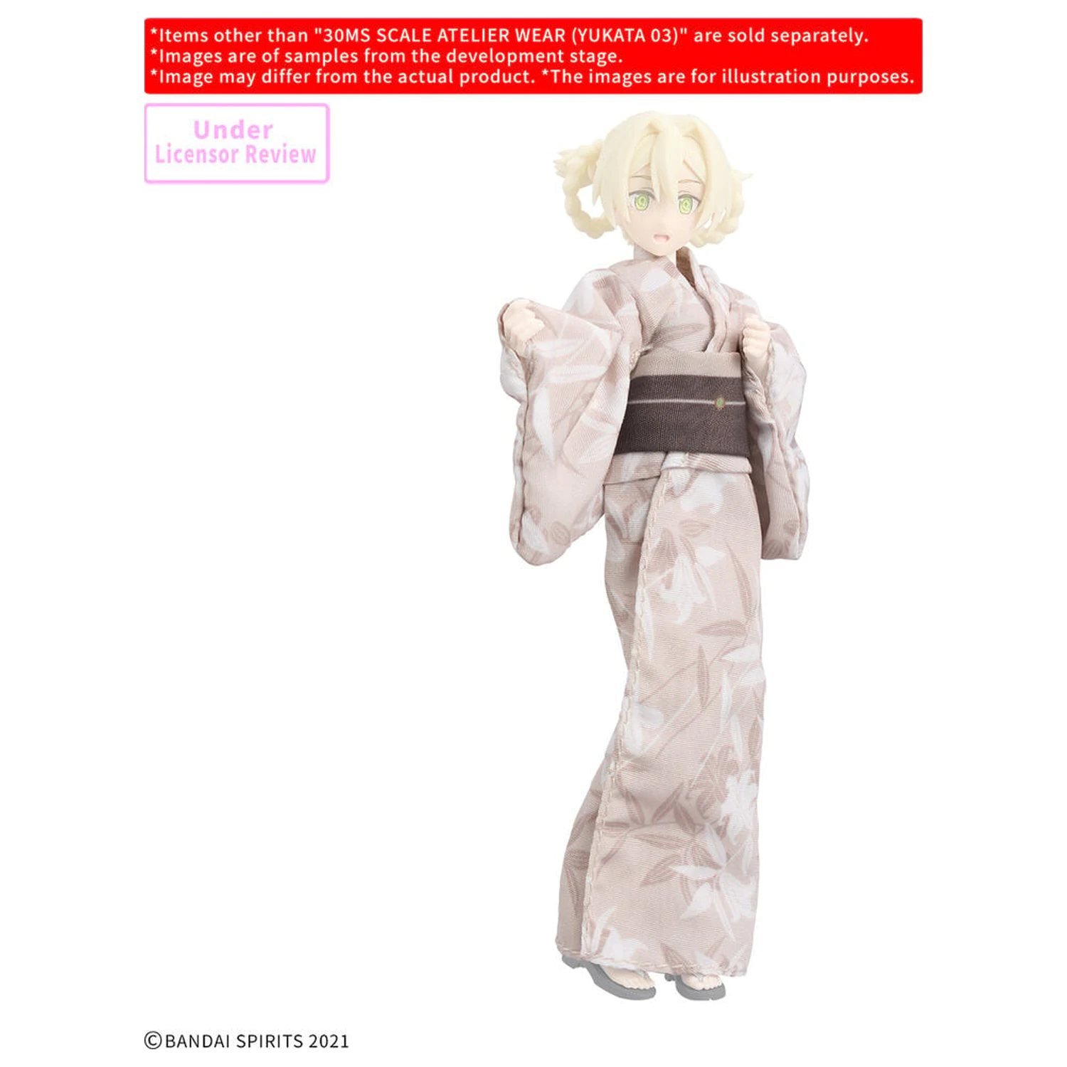 30MS Maßstab Atelier Kleidung Yukata 03 Bekleidungs Zubehör Set 30 Minuten Sisters Produktfoto