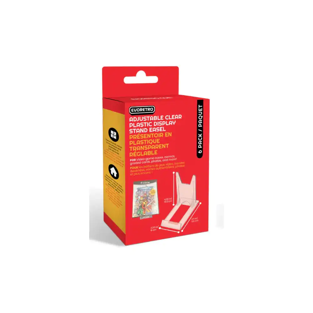 Verstellbarer Staffelei-Ständer 6er-Pack Kompatibel mit Video Game Cases Produktfoto