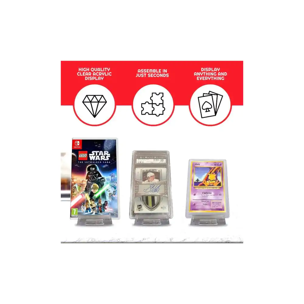 Verstellbarer Staffelei-Ständer 6er-Pack Kompatibel mit Video Game Cases Produktfoto