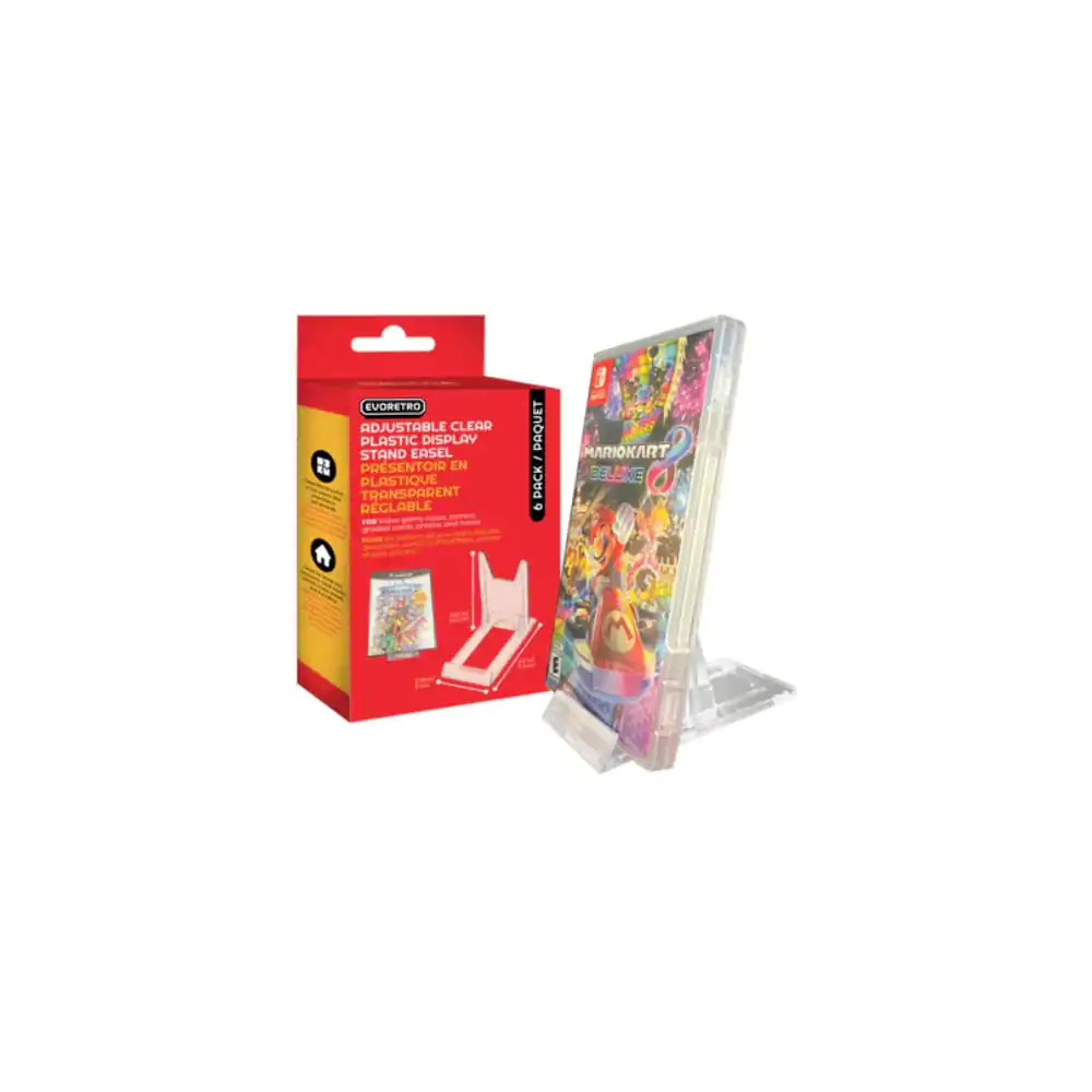Verstellbarer Staffelei-Ständer 6er-Pack Kompatibel mit Video Game Cases Produktfoto