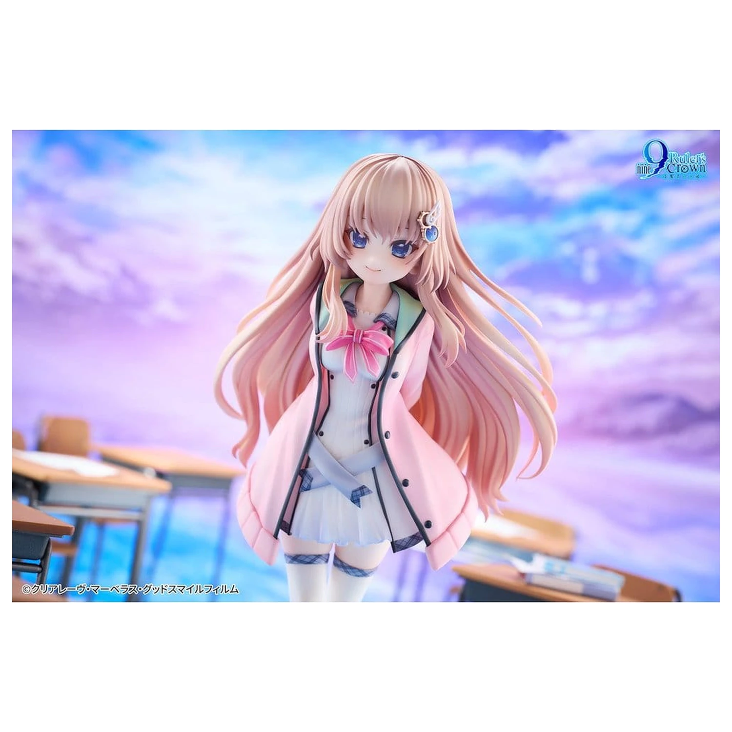 9-nine- PVC-Figur 1/6 Ruler's Crown Miyako Kujo Deluxe Edition 25 cm Produktfoto
