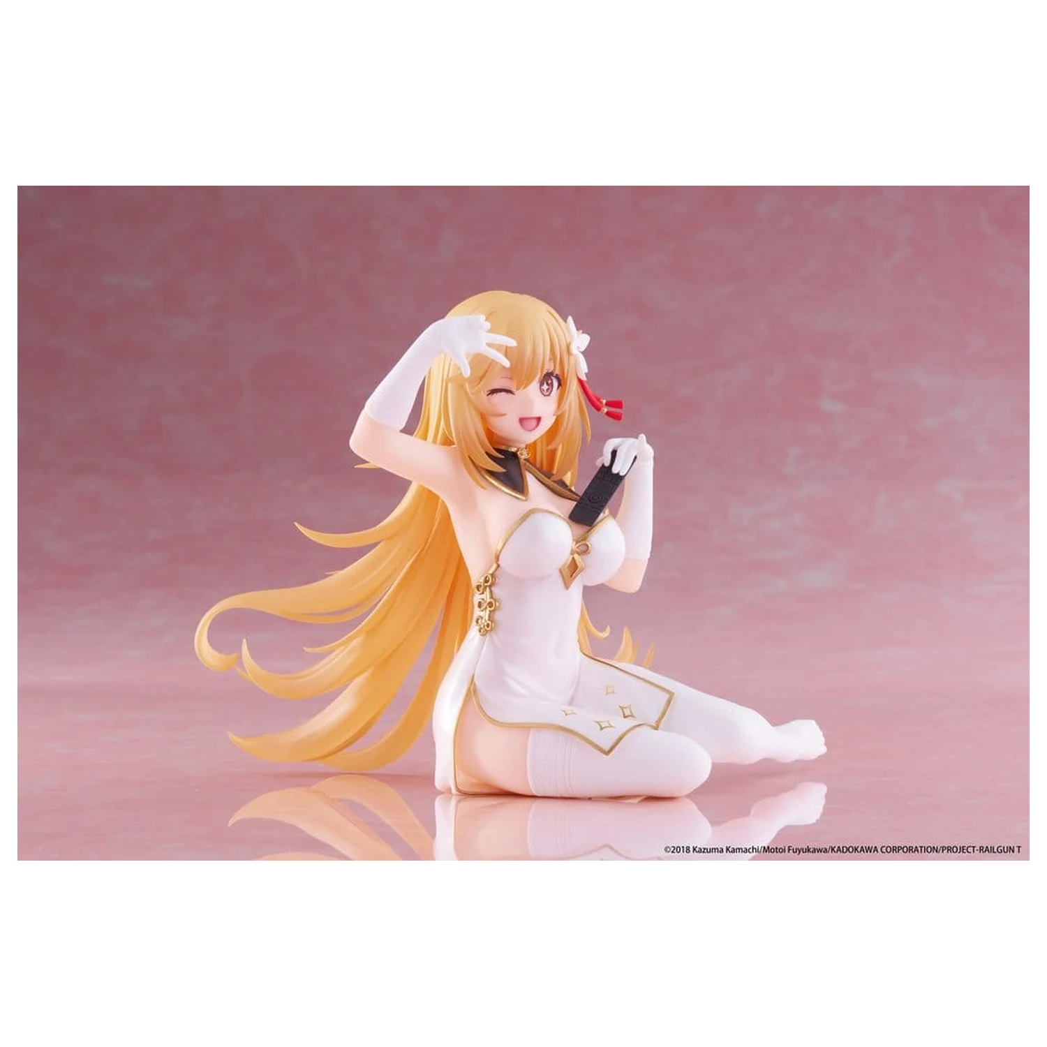 A Certain Scientific Railgun PVC Statue Desktop süße Figur Misaki Shokuho Chinese Dress Ver. 13 cm Produktfoto