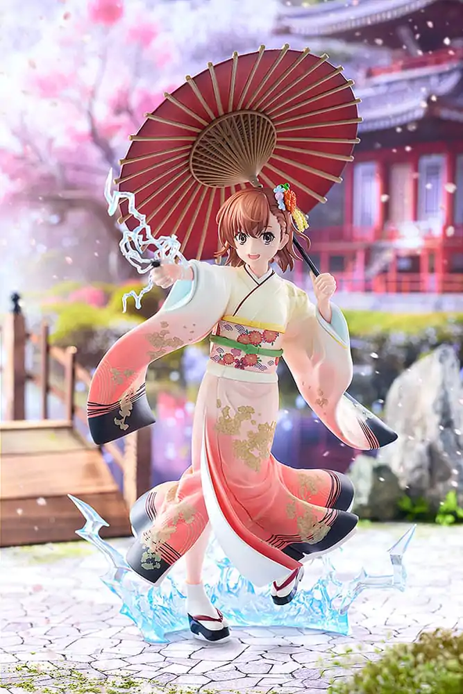 A Certain Scientific Railgun T Statue 1/7 Mikoto Misaka Furisode Kimono Ver. 28 cm Produktfoto