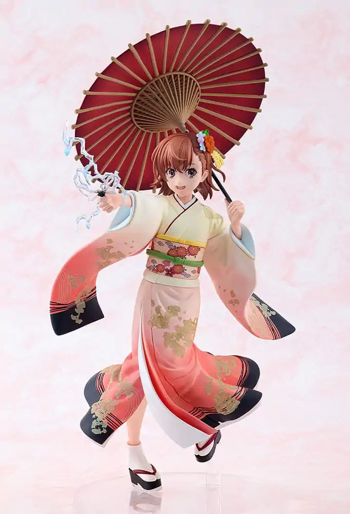 A Certain Scientific Railgun T Statue 1/7 Mikoto Misaka Furisode Kimono Ver. 28 cm Produktfoto