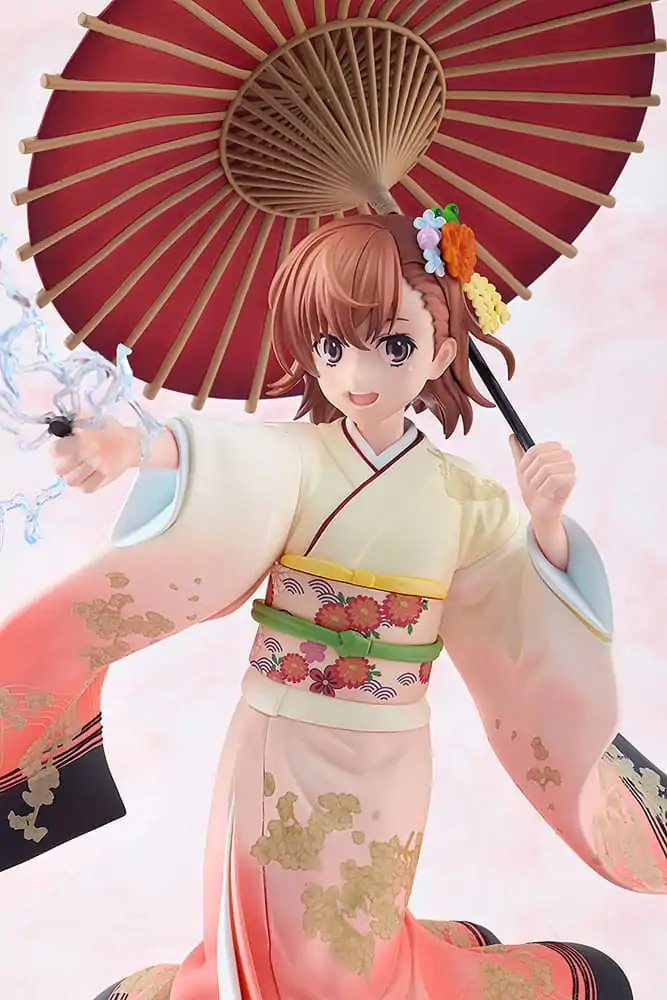 A Certain Scientific Railgun T Statue 1/7 Mikoto Misaka Furisode Kimono Ver. 28 cm Produktfoto