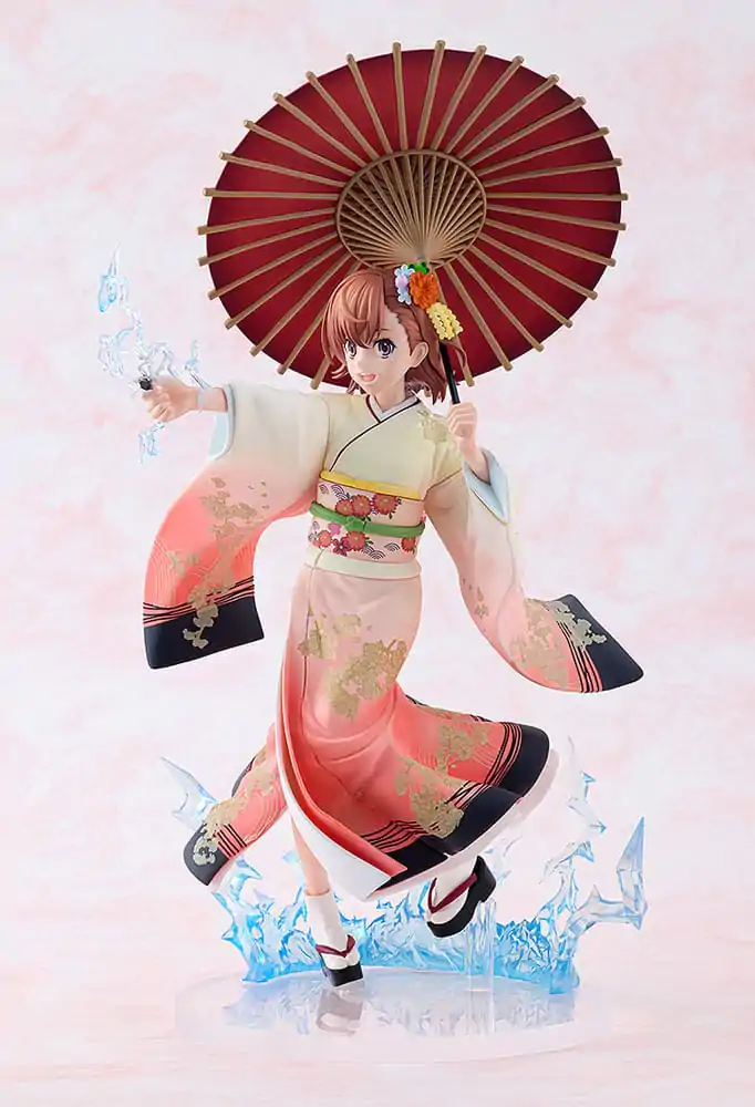 A Certain Scientific Railgun T Statue 1/7 Mikoto Misaka Furisode Kimono Ver. 28 cm Produktfoto