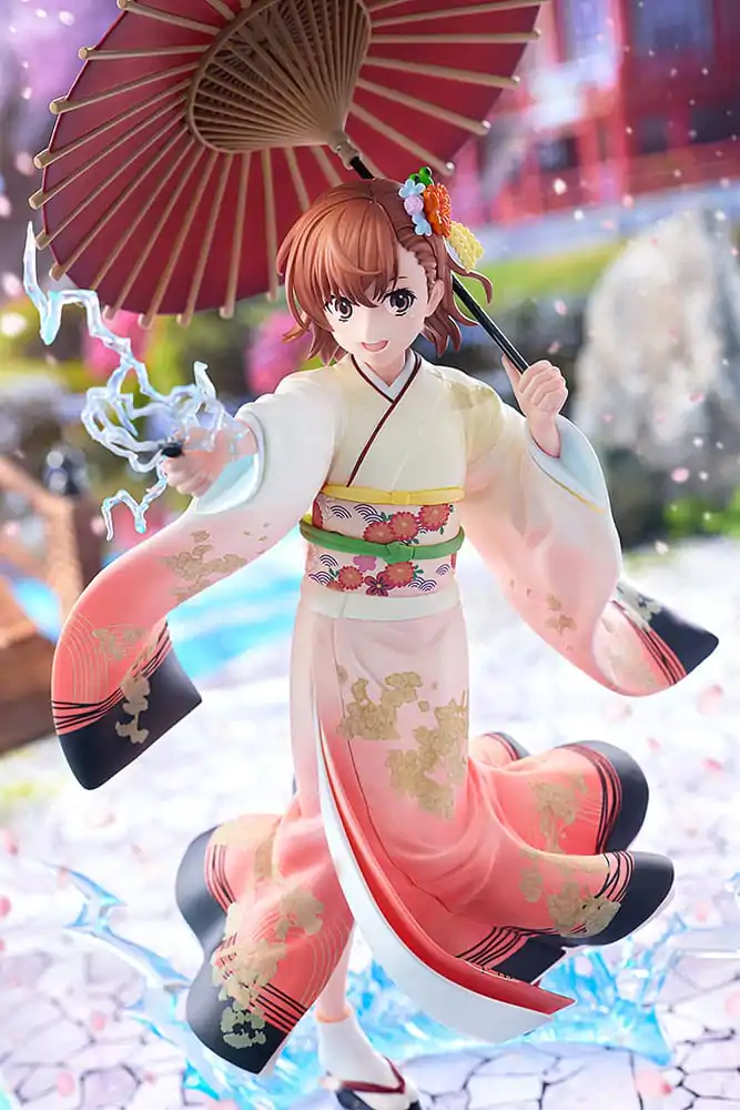 A Certain Scientific Railgun T Statue 1/7 Mikoto Misaka Furisode Kimono Ver. 28 cm Produktfoto