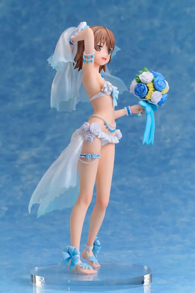 A Certain Scientific Railgun T PVC Statue 1/7 Mikoto Misaka Wedding Swimsuit Ver. 25 cm Produktfoto