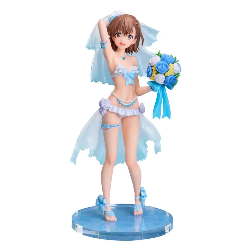 A Certain Scientific Railgun T PVC Statue 1/7 Mikoto Misaka Wedding Swimsuit Ver. 25 cm Produktfoto
