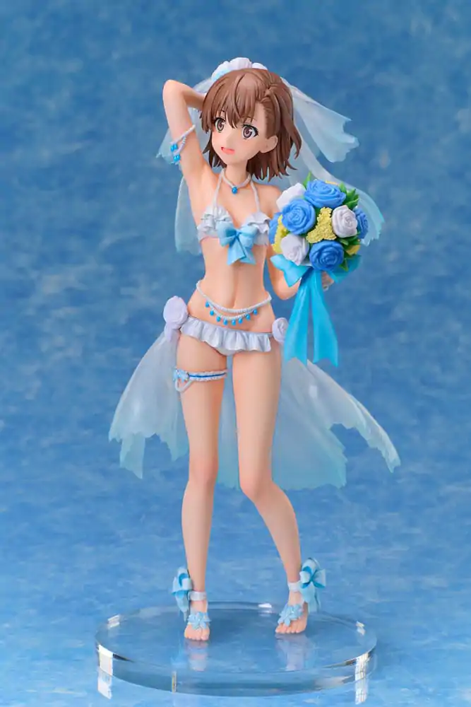 A Certain Scientific Railgun T PVC Statue 1/7 Mikoto Misaka Wedding Swimsuit Ver. 25 cm Produktfoto