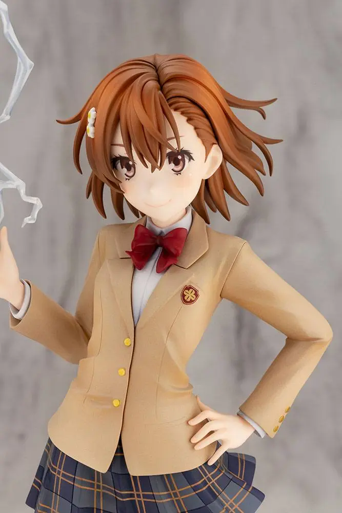 A Certain Scientific Railgun T PVC Statue 1/7 Misaka Mikoto 15th Anniversary Ver. Kotobukiya Luxury Ver. 30 cm Produktfoto