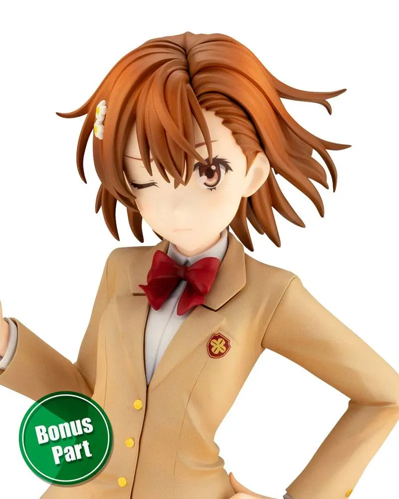 A Certain Scientific Railgun T PVC Statue 1/7 Misaka Mikoto 15th Anniversary Ver. Kotobukiya Luxury Ver. 30 cm Produktfoto