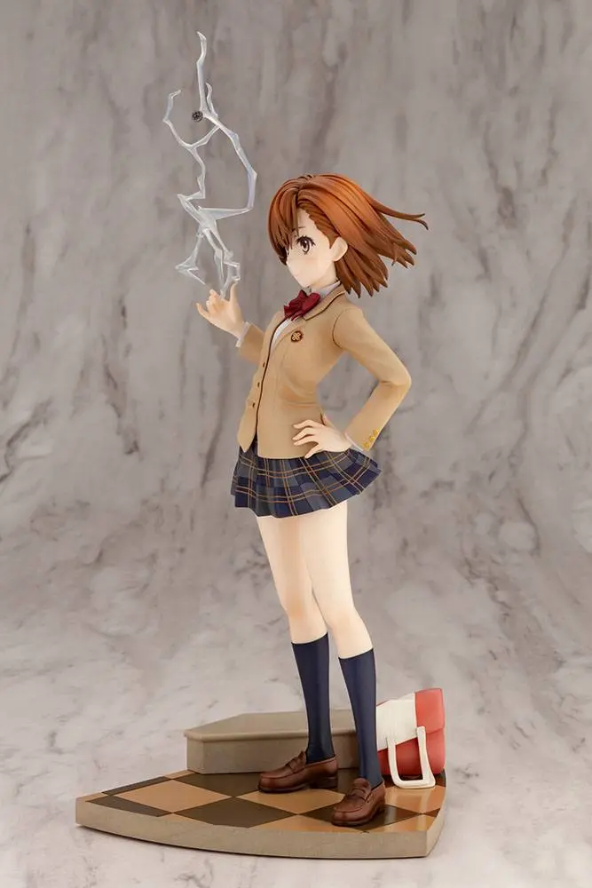 A Certain Scientific Railgun T PVC Statue 1/7 Misaka Mikoto 15th Anniversary Ver. Kotobukiya Luxury Ver. 30 cm Produktfoto