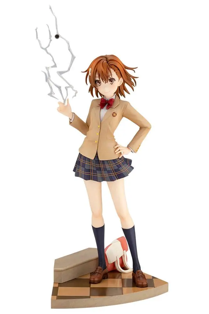A Certain Scientific Railgun T PVC Statue 1/7 Misaka Mikoto 15th Anniversary Ver. Kotobukiya Luxury Ver. 30 cm Produktfoto