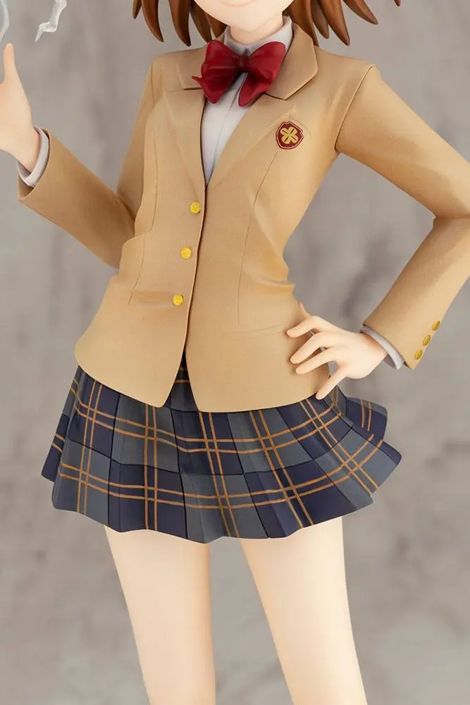 A Certain Scientific Railgun T PVC Statue 1/7 Misaka Mikoto 15th Anniversary Ver. Kotobukiya Luxury Ver. 30 cm Produktfoto