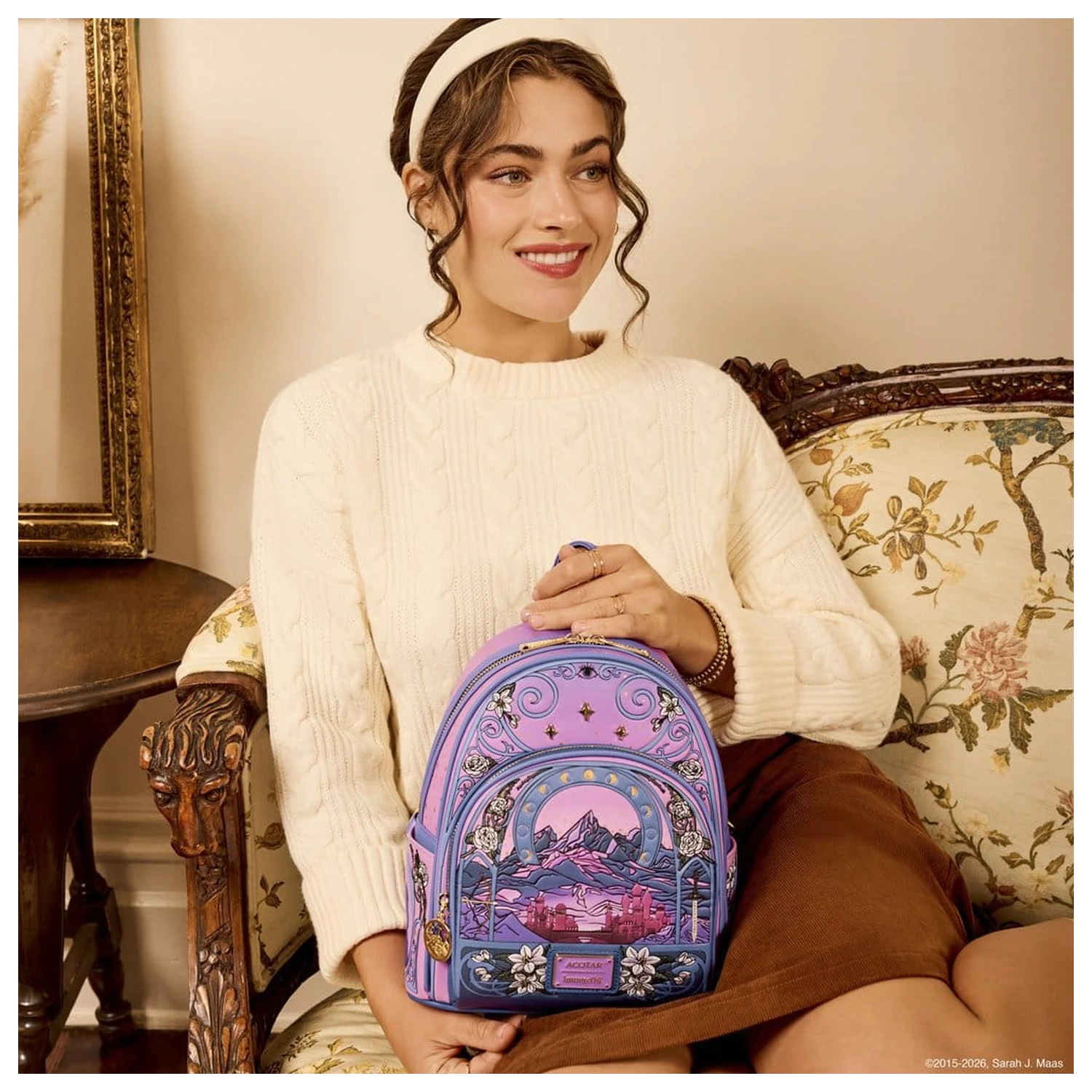 A Court of Thorns and Roses Mini-Rucksack Night Court Ramiel Mountain Produktfoto