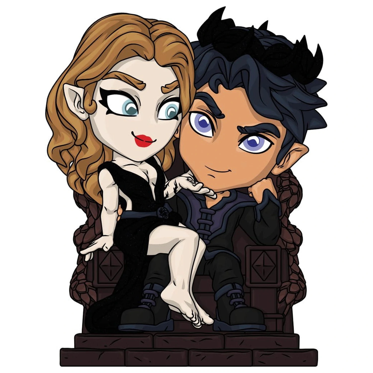 A Court of Thorns and Roses Vinylfigur Feyre And Rhysand 12 cm Produktfoto