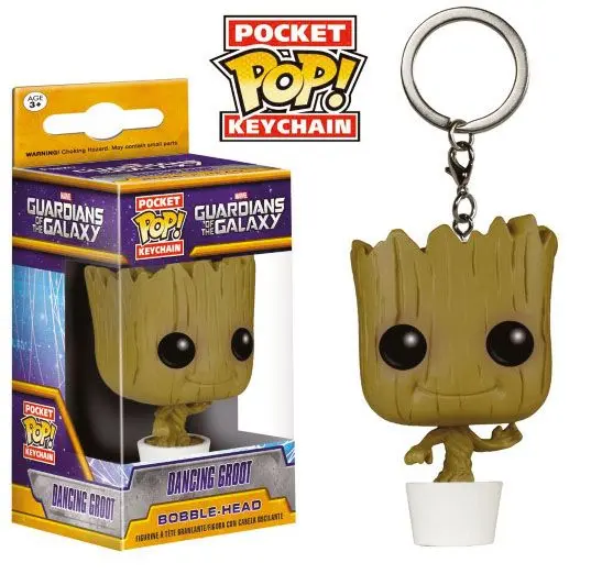 Guardians of the Galaxy Pocket POP! Vinyl Schlüsselanhänger Dancing Groot 4 cm termékfotó