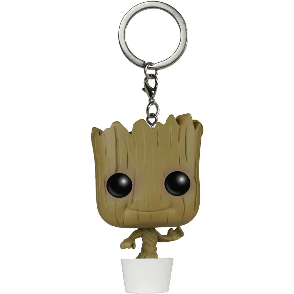 Guardians of the Galaxy Pocket POP! Vinyl Schlüsselanhänger Dancing Groot 4 cm Produktfoto