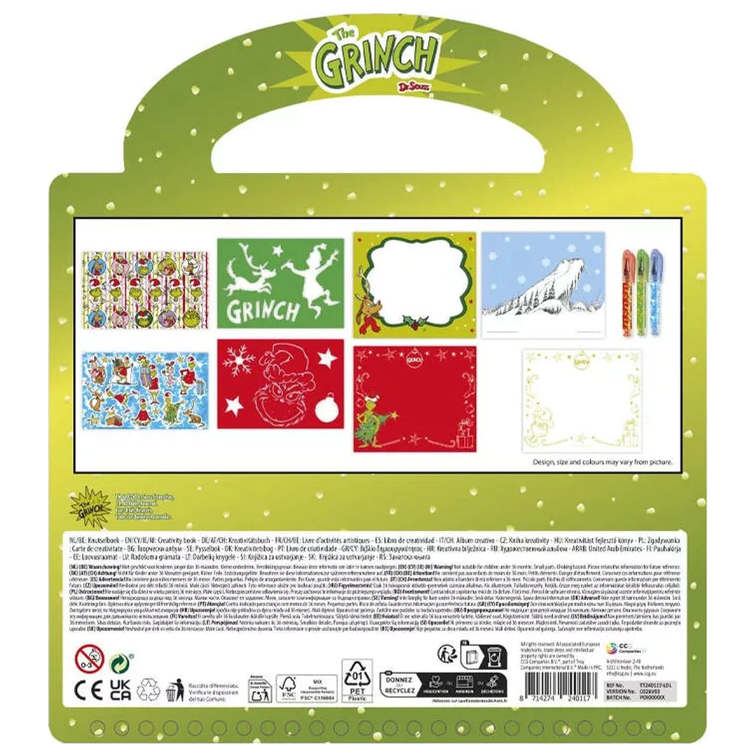 The Grinch Dr. Seuss Aktivitätsset Produktfoto