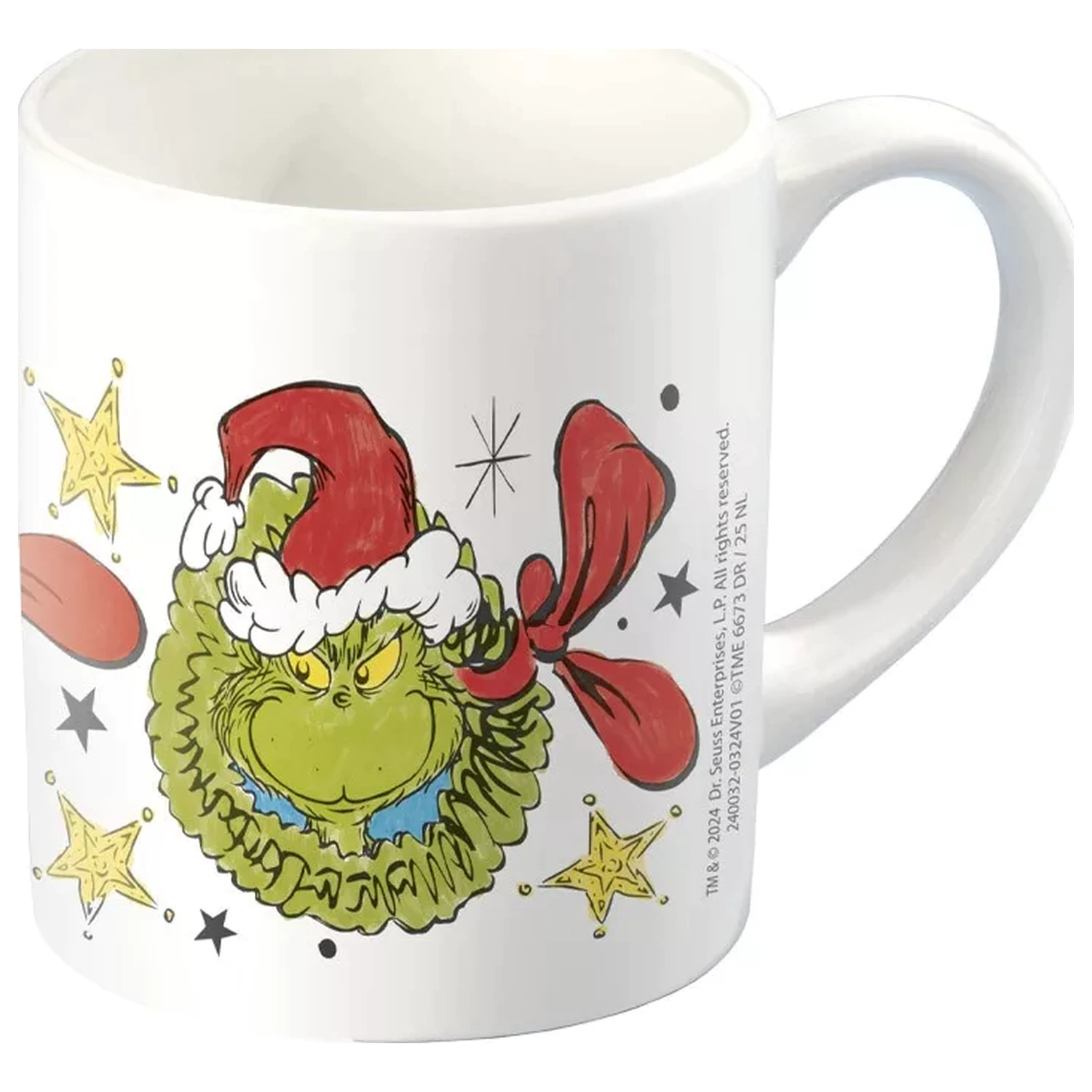 The Grinch Dr Seuss Bemalbarer Porzellan Becher 235 ml Produktfoto