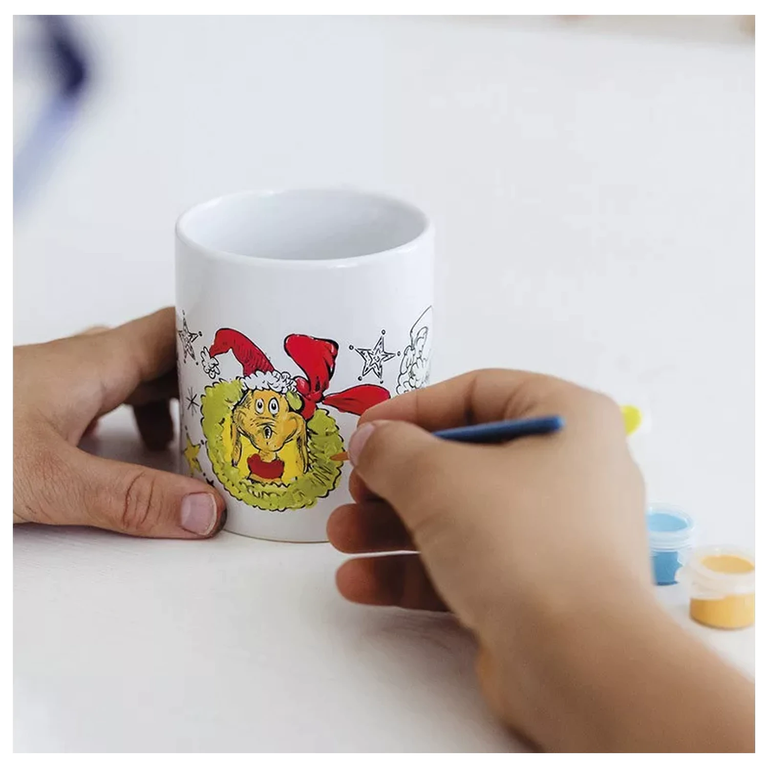 The Grinch Dr Seuss Bemalbarer Porzellan Becher 235 ml Produktfoto