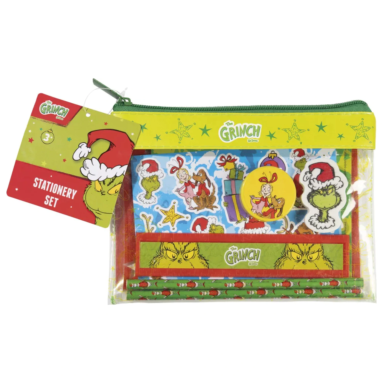 The Grinch Dr. Seuss Schreibwaren-Set 9 Stk. Produktfoto