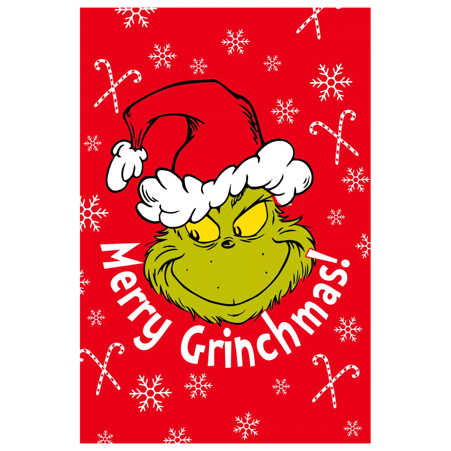 The Grinch Merry Grinchmas Microflanell Decke 100x150cm Produktfoto