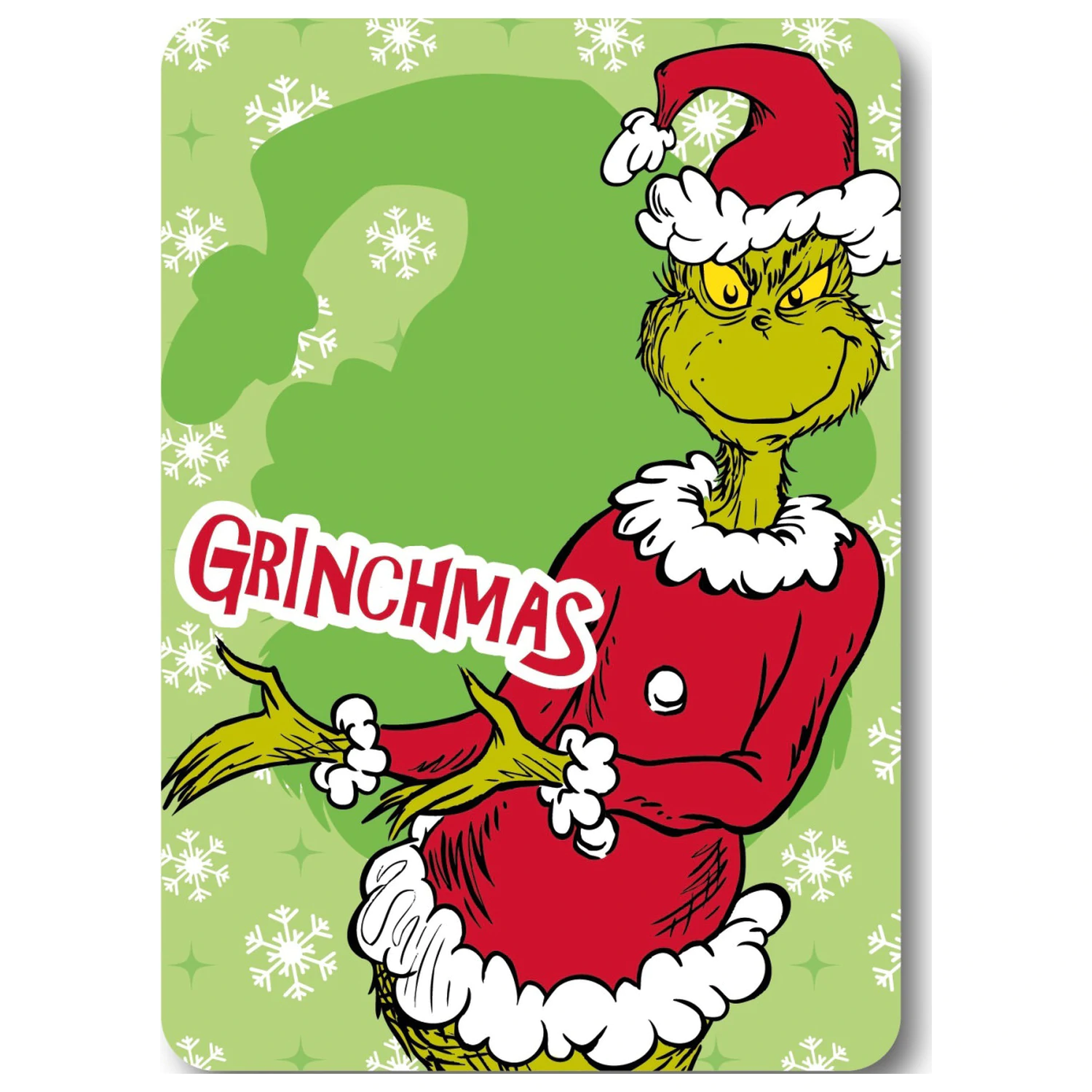 The Grinch Mischief Christmas Fleece Decke Produktfoto
