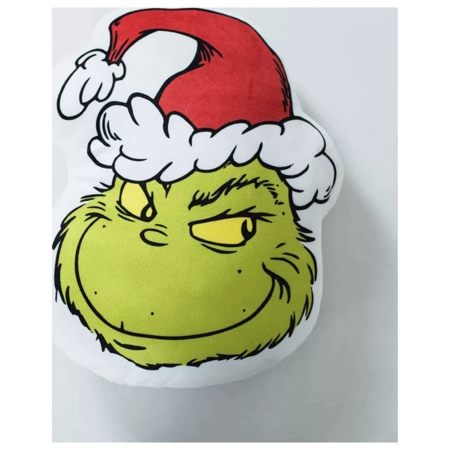The Grinch Smile Shaped Kissen, Dekokissen 36x29 cm Produktfoto