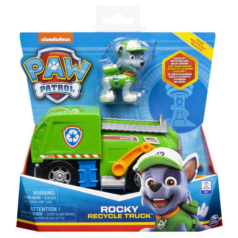 Paw Patrol Rocky Fahrzeug Produktfoto