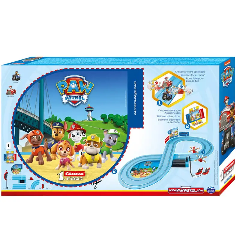 Paw Patrol Chase &amp; Marshall elektrische Rennstrecke Produktfoto