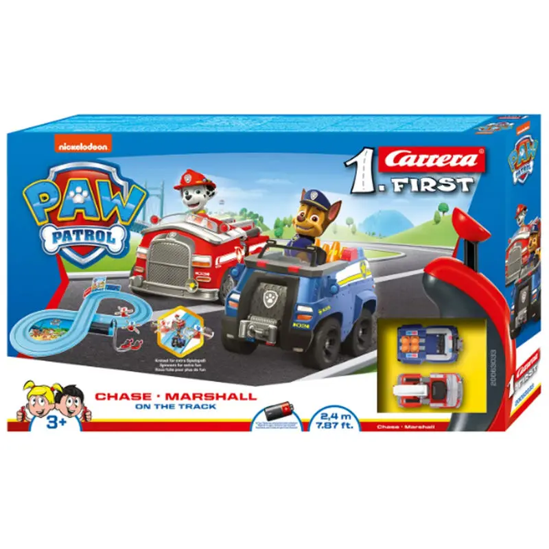 Paw Patrol Chase &amp; Marshall elektrische Rennstrecke Produktfoto