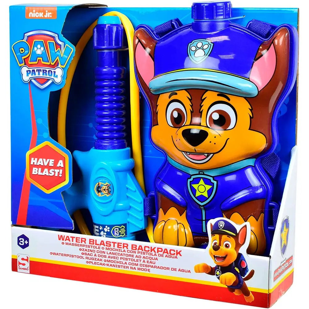 Paw Patrol Chase Wasserpistolen Rucksack Produktfoto