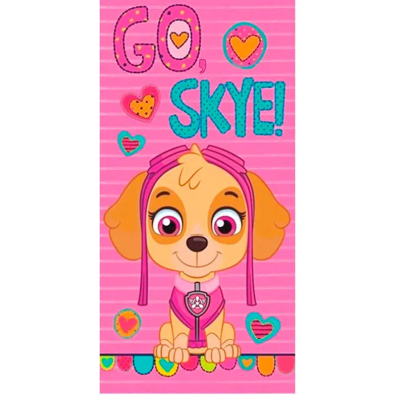 Paw Patrol Go Skye Microfaser Strandtuch Produktfoto