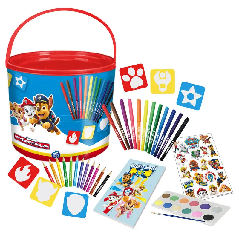 Paw Patrol Malset in Eimer 46St Produktfoto