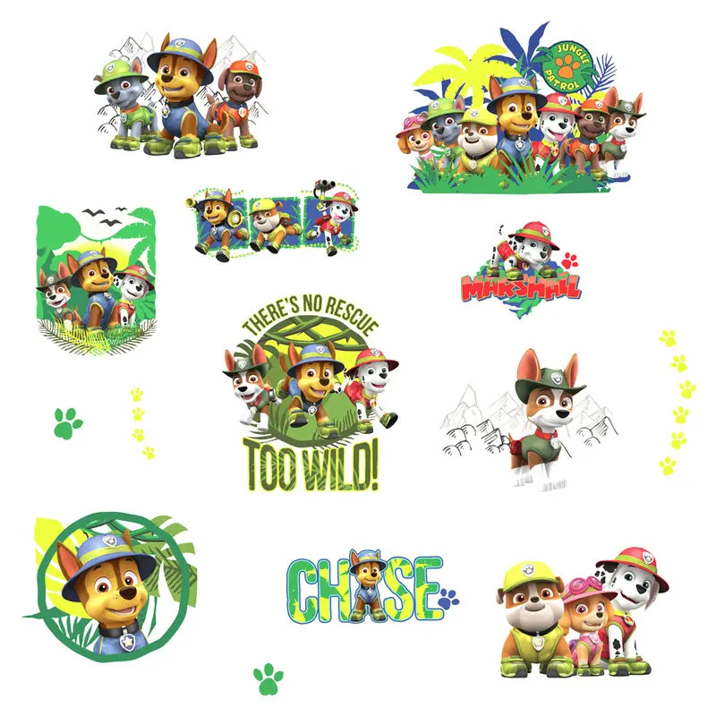 Paw Patrol Jungle Dekoraufkleber Produktfoto