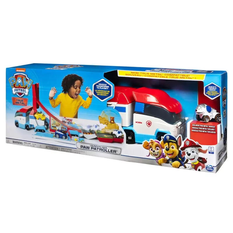 Paw Patrol Launch Haul Paw Patroller True Metal Produktfoto