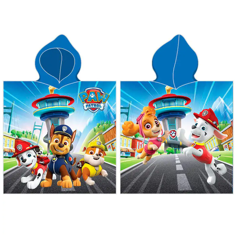 Paw Patrol Microfaser Poncho Handtuch Produktfoto