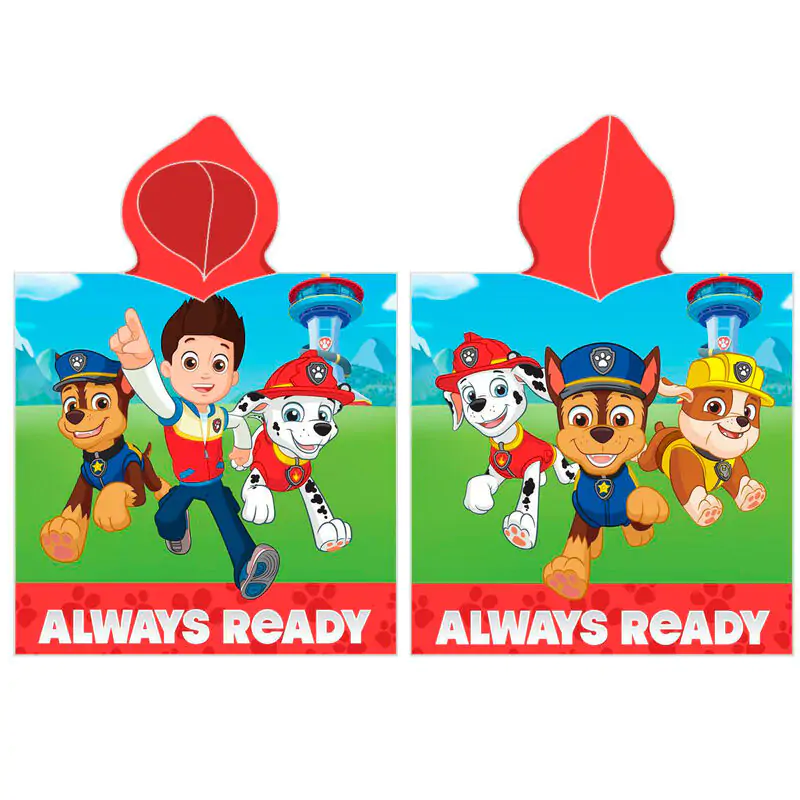 Paw Patrol Microfaser Poncho Handtuch Produktfoto
