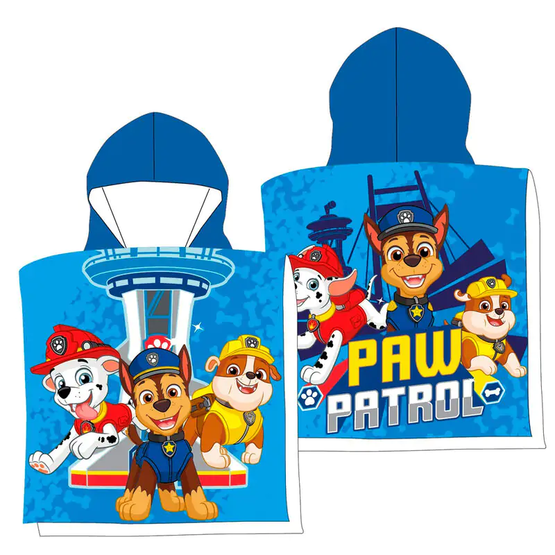 Paw Patrol Microfaser Poncho Handtuch Produktfoto