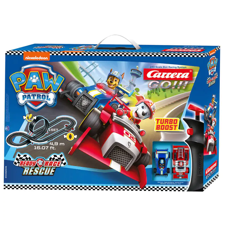 Paw Patrol Ready Race Chase &amp; Marshall elektrische Rennstrecke Produktfoto