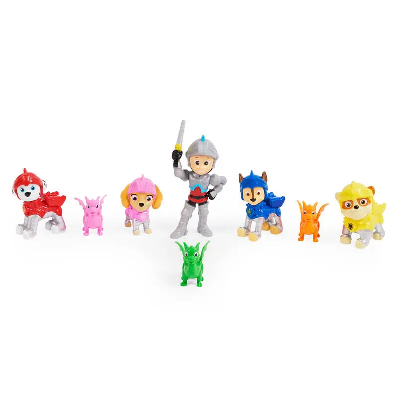 Paw Patrol Rescue Knights blister 8 Figuren Produktfoto